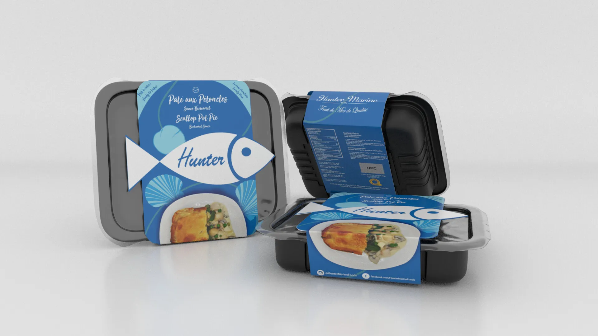 Hunter Marine scallop meal render